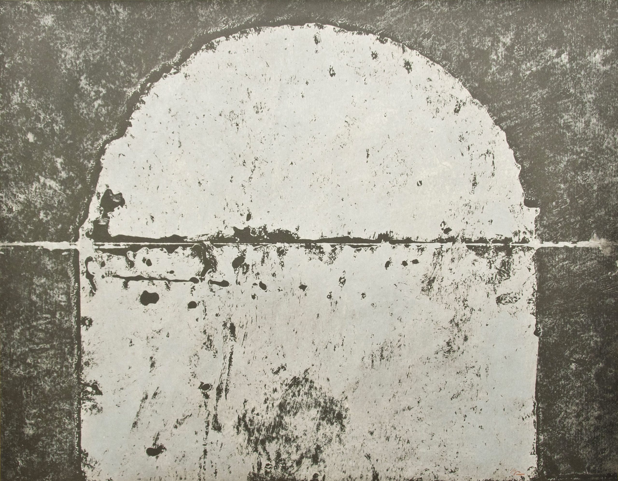 4_N°25110A, huile sur papier marouflé sur carton, 2010, 56,8 x 73,2 cm