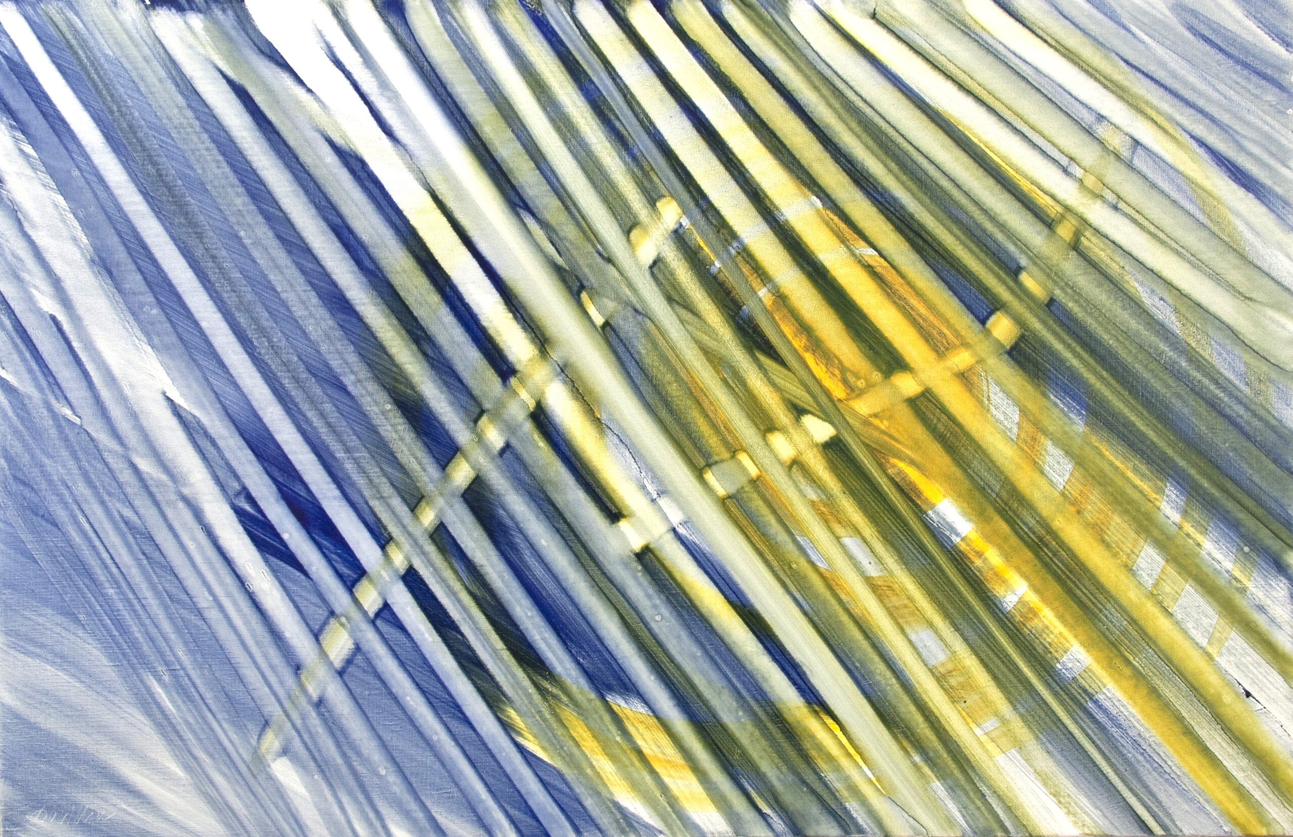 Duvillier, Cycle aérien, 1965, huile sur toile, 60 x 92 cm