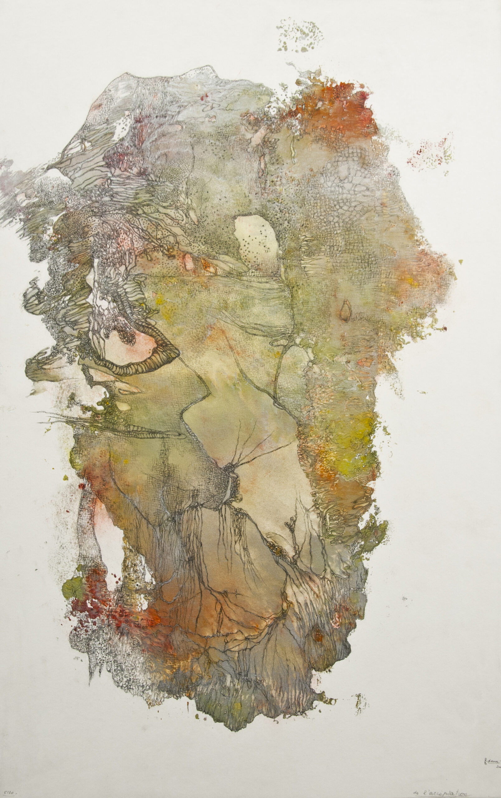 2008, De l'acceptation, 2008, 105 x 67 cm