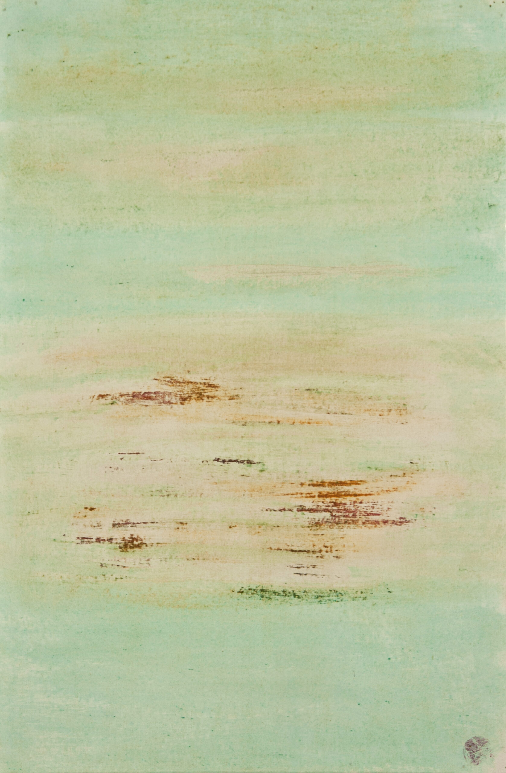 6059 Sans titre, 1972 Huile sur papier marouflé sur toile 49 x 32,5 cm